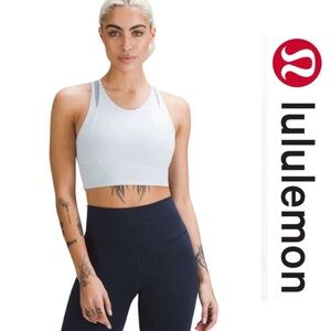 Lululemon | Everlux Mesh-Back Train Bra | C/D Cup | Powder Blue/Chambray | SZ:12